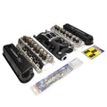 Proflow Cylinder Head AirMax 185 & Intake Kit, Manifold, AirMax, Dual Plane, Aluminium, Black, Square Bore, For Ford, 289/302, Each