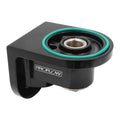 Proflow 90 Degree Oil Filter Adaptor, Billet, 3/4''-16 Thread, Suits All Traditional Ford V8, Black Anodised
