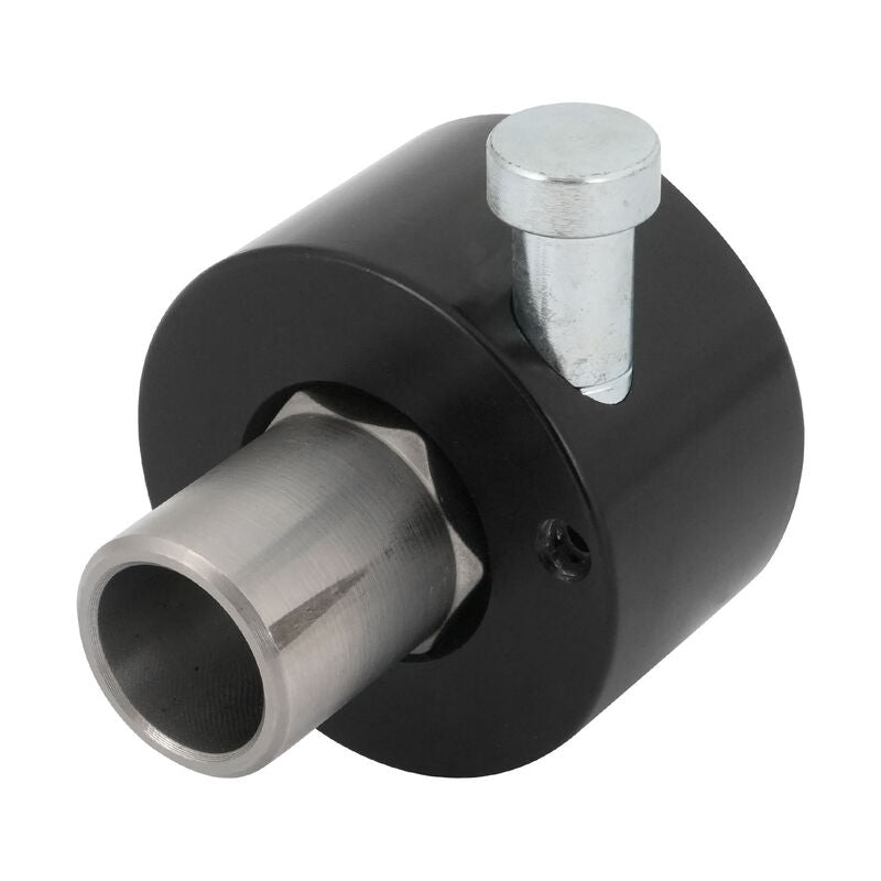 Proflow Aluminum Quick Release Steering Wheel Hub, Hex, 3/4 Inch, Black, 3/4" ID weld on hex sleeve allows for welding to 3/4" round steering shafts,
