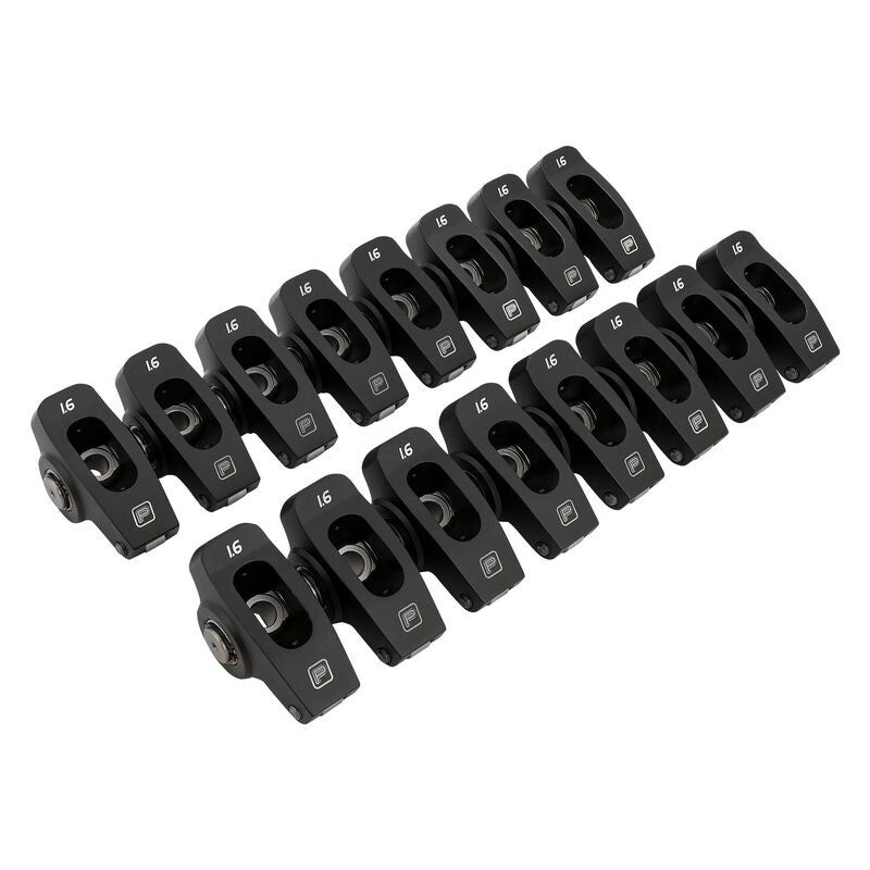 Proflow Pro 2024 Series, Large Body Roller Rockers, Series II, SB Ford 289-351W, 1.6 Ratio 3/8" Aluminium 2024, Set