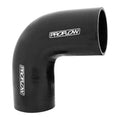 Proflow Hose Tubing Air intake, Silicone, Coupler, 1.75in. 90 Degree Elbow, Black