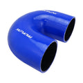 Proflow Hose Tubing Air intake, Silicone, Coupler, 5.00in. 180 Degree Elbow, Blue