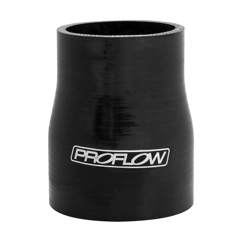 Proflow Hose Tubing Air intake, Silicone, Reducer, 4.00in. - 5.00in. Straight, Black