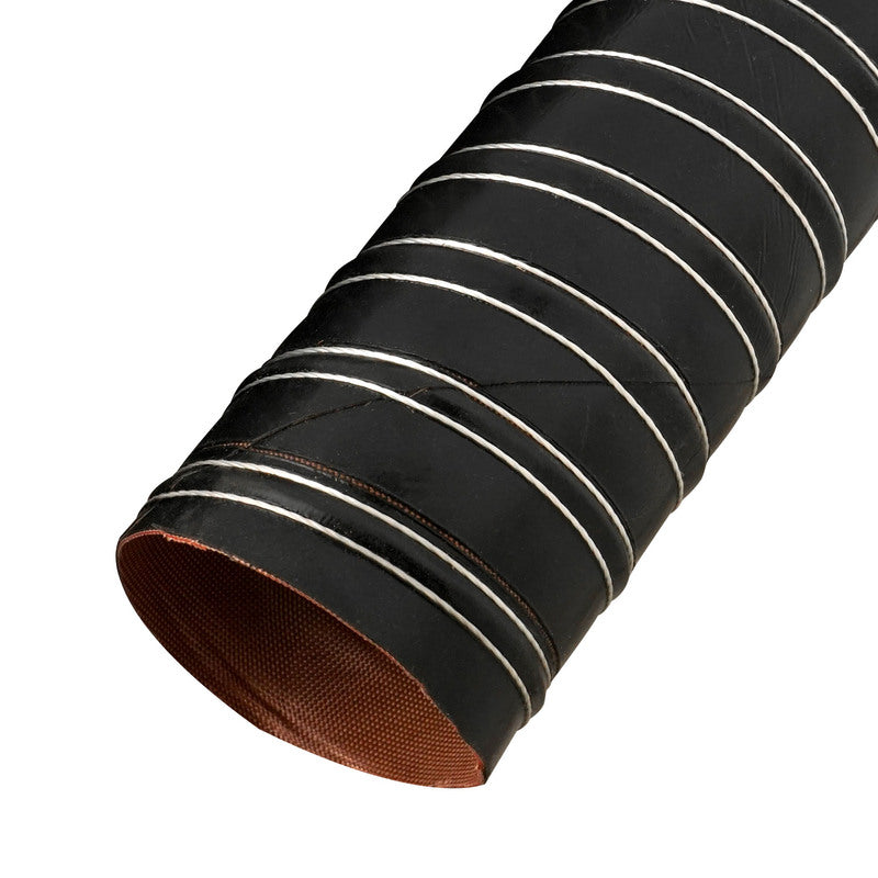 Proflow Silicone Brake Duct Hose 2.5 inch, 2 Metre Length, Black, 63mm ID, 68mm OD