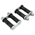 Proflow Leaf Spring Shackle Kit, Rubber Bushings, 57mm, Zinc
