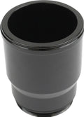 Proflow Inlet Fittings, Aluminium, 1.500 in. Hose to 1 3/16 in. Straight Cut Male, Black Anodised