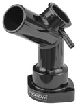 Proflow Water Neck, Billet Aluminium, Black Anodised, 45 Degree, For Mazda Series 4, Billet Cap Neck