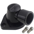 Proflow Water Neck, Billet Aluminium, Black Anodised, 90 Degree, Swivel, SB & BB For Chrysler
