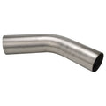 Proflow Titanium Tubing, Mandrel-Bend, 2.50 in, 1.2mm Wall, 45 Deg, 152x152mm