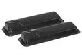 Proflow Valve Covers, Steel Black, Small Block For Ford 302, 301C, Pair