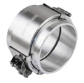 Proflow Tubing Coupler, Quick Release Clamp Assembly, Silver Anodised, 3.50in, Each