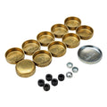 Proflow Freeze Welch plugs, Brass, For Chevrolet, Small Block 400, Kit