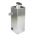 Proflow Windshield Washer Reservoir, Universal, Fabricated Aluminium 200x 150 x 82mm, Polished