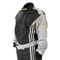 Proforce Driving Suit, Racing, Triple Layer FIA, Advanced 100% Nomex Fabric, Black/Gray, X Large, Each