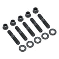 RTS Pinion Support Stud Kit, For Ford 8 & 9 In., 3/8-16 x 3/8-24 With Hardened Washers, 12pt Flanged Nuts, Set of 5, Kit