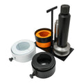 RTS Bearing Puller Tool, Crown Wheel And Pinion Bearing Removal Tool Includes, 3 Dual Sided Clamshells , Locking Collar, Stand, Arbor, Universal, Kit