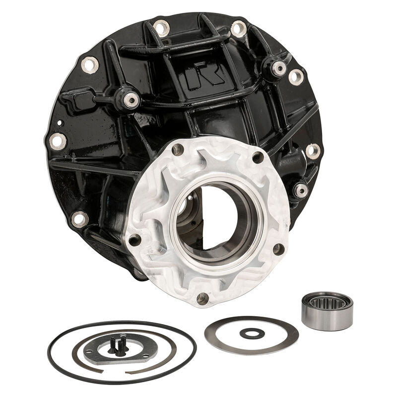 RTS Differential Centre Section, Aluminium Super Case, Ford 9in or 9.5in, 3.062in Carrier, Tapered Pinion Support, Black Powdercoated, Kit