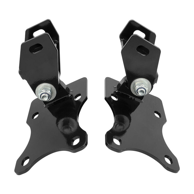 RTS Power Mount, Engine Mount, Engine Swap, GM LS Into Torana LH-LX, Black/Black Polyurethane , Set