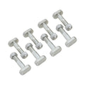 RTS Long T Bolt 3/8'' UNF With Cone Nut, Suits Ford 9 inch With Factory Backing Plate Spacers , Set of 8