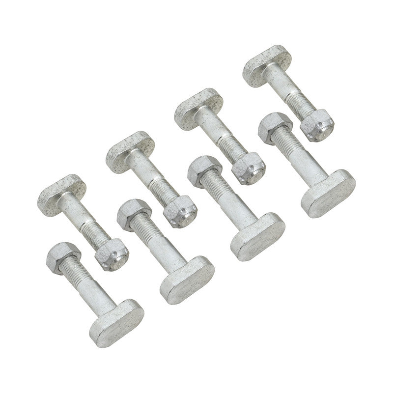 RTS Long T Bolt 3/8'' UNF With Cone Nut, Suits Ford 9 inch With Factory Backing Plate Spacers , Set of 8