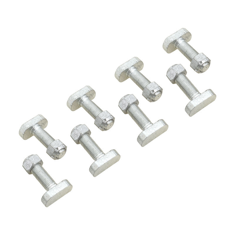 RTS Short T Bolt 3/8in. UNF With Cone Nut, Suits Ford 8 Inch, 9 Inch, Set of 8