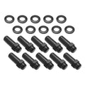 Wheel Lug Nut Kit, Black, Cragar, Weld, SST Mag, Length, 2.125, 1/2', 1.380 inch Shank, Set of 10
