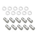 Wheel Lug Nut Kit, Chrome 002 Streetpro Mag, Length 1.56, M12 x 1.5, .700 shank, Set of 10