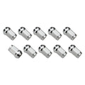 Wheel Lug Nut Kit Chrome, Acorn Bulge, length 1.42, M14 x 1.50, Set of 10