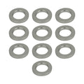 Street Pro Wheel Lug Nut Washers, Billet Aluminium, 4mm Thick / 29mm OD, Set of 10, Silver