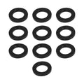 Street Pro Wheel Lug Nut Washers, Billet Aluminium, 4mm Thick / 29mm OD, Set of 10, Black