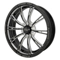 Street Pro 009 Series Forged Wheel, Front 17x4.5'' / 2.25'' Backspace (-13) / 5x120mm Bolt Circle Holden, Gloss Black Milled, Each