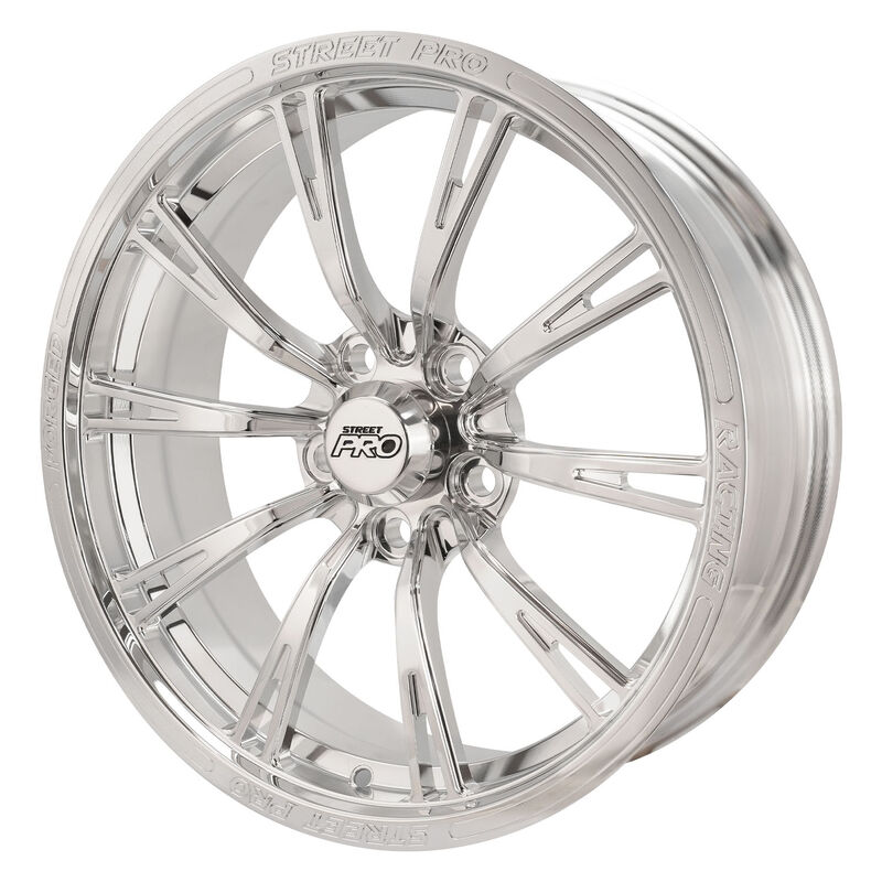 Street Pro 009 Series Forged Wheel, Front 17x6'' / 3.75'' Backspace (+6) / 5x4.50" Bolt Circle Ford, Polished