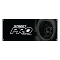 Street Pro Wheels Vinyl Banner 2500mm x 1000mm, Street Pro Logo, Each