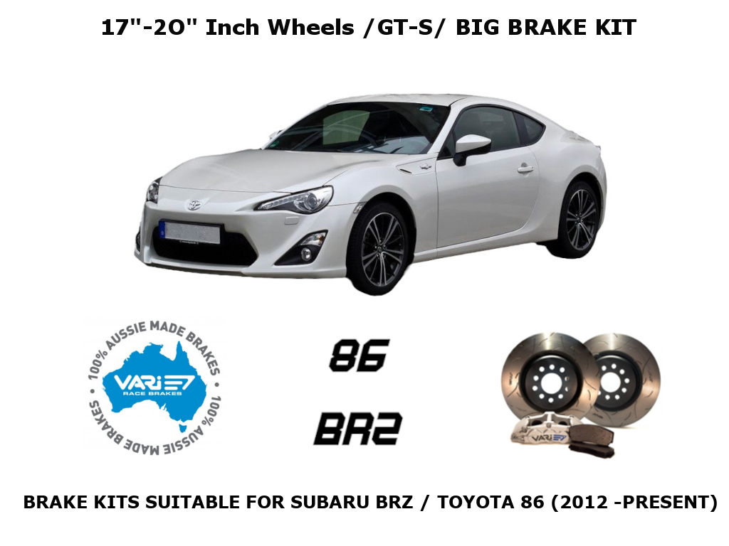Vari GT-S Front Brake Kit - Toyota 86 / Subaru BRZ