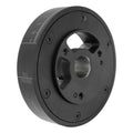 VPW SFI Harmonic Damper Balancer, Steel, SB Chev V8 400ci, Satin Black 6.75'' Diameter, External Balance , Each
