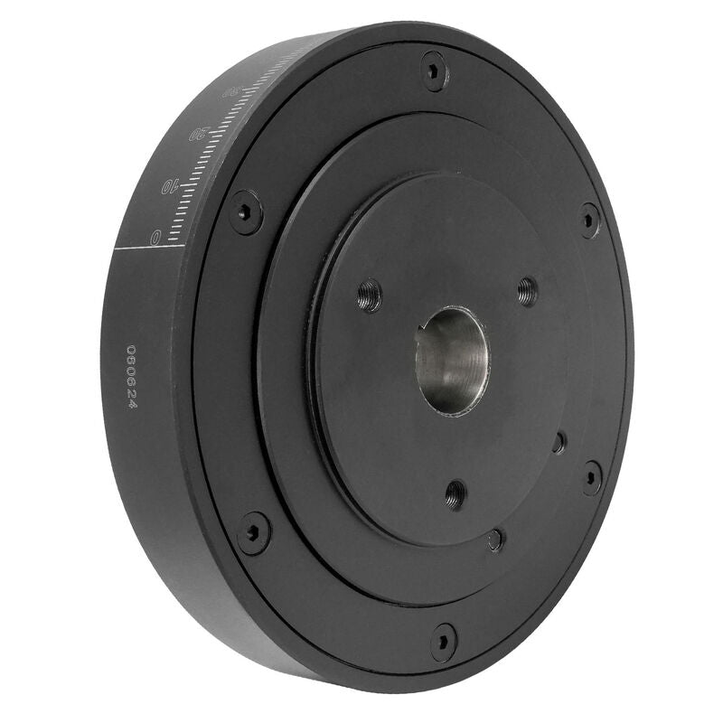 VPW SFI Harmonic Damper, Balancer, Steel, SB Chev V8 400ci, Satin Black, 8.0'' Diameter, External Balance , Each