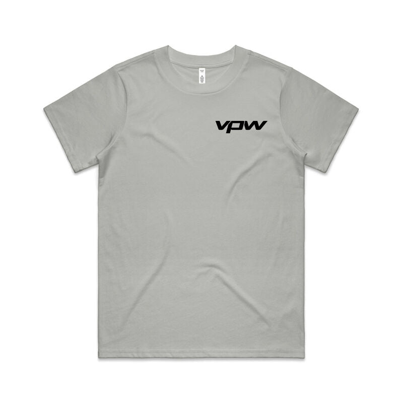 VPW Logo T-Shirt, Storm Grey, Cotton, Women's XL