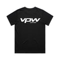 VPW Logo T-Shirt, Black, Cotton, Women's 2XL