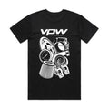VPW Parts Mural T-Shirt, Black, Cotton, 3XL